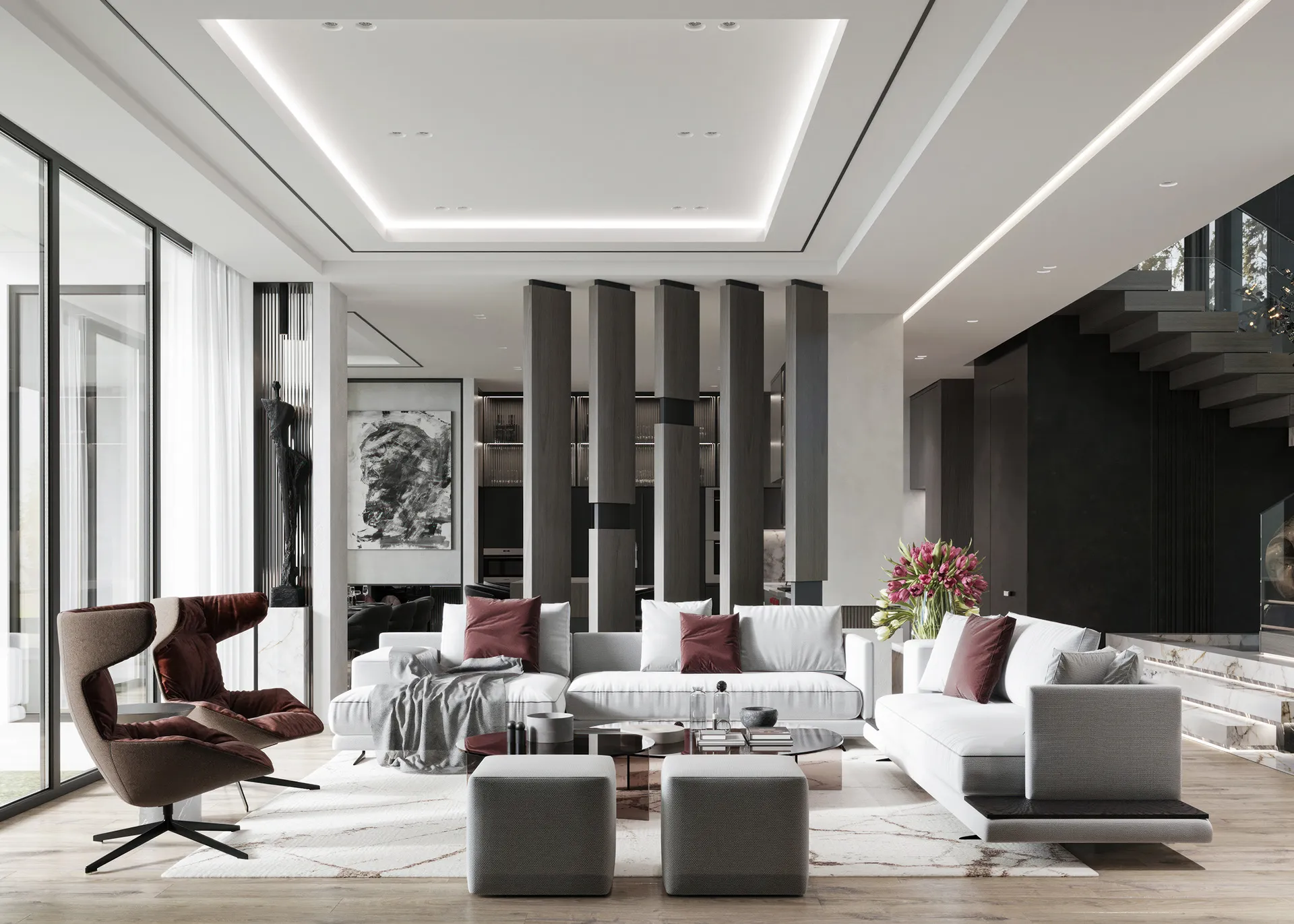Architectural visualization and interior planning by Qoterie